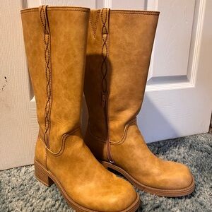 NOBO Tan Heeled Boots